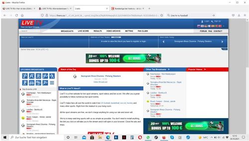 Avantage : la diffusion en direct est gratuite